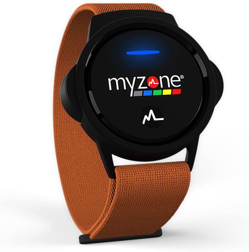 MYZONE MZ-Switch Replacement Arm & Wrist Straps - Orange - Vibrant, Adjustable & Comfortable Replacement Fitness Band for the MZ-Switch - Image 2